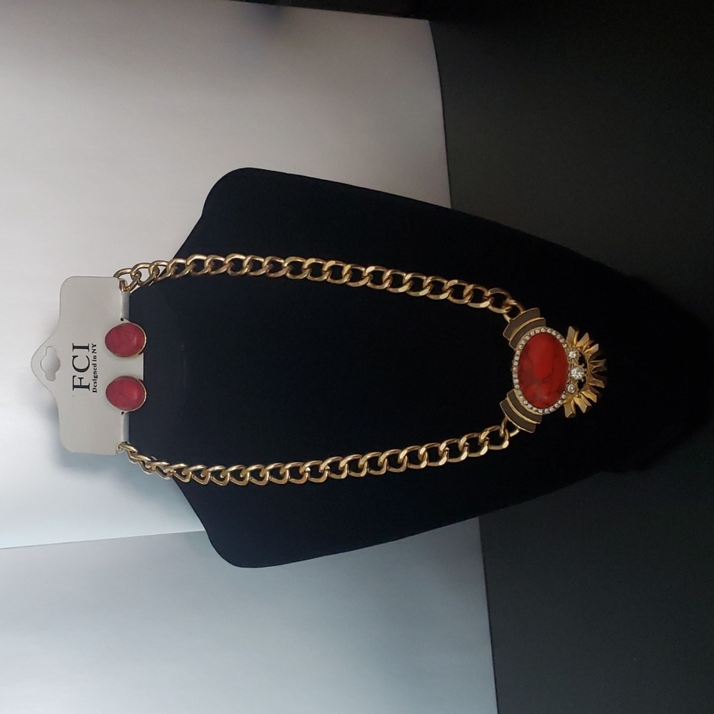 FCI Necklace and Earring set- Still on tag